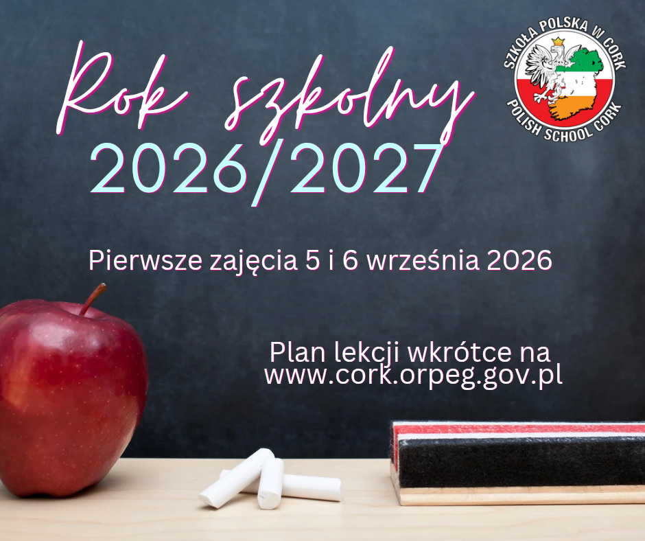 Nowy rok szkolny 2026/2027